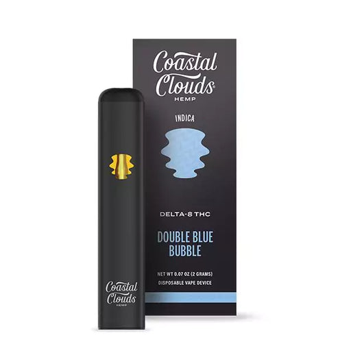 Coastal Clouds - Delta 8 - Disposable - Double Blue Bubble - 2G - Burning Daily