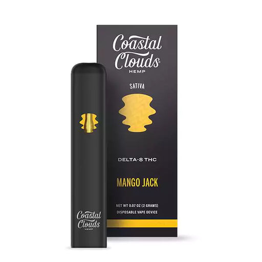 Coastal Clouds - Delta 8 - Disposable - Mango Jack - 2G - Burning Daily