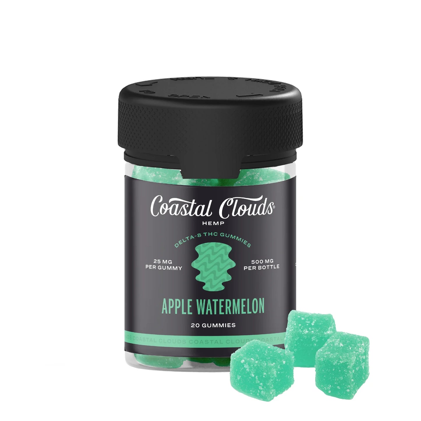 Coastal Clouds - Delta 8 - Gummies - Apple Watermelon - 500MG