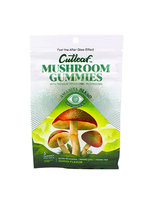 Cutleaf - Amanita Gummies - Guava - 1500MG - Burning Daily