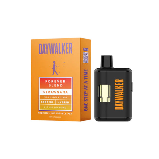 DAYWALKER - Forever Blend - THCA - Delta 8 - THCP - Disposable - Strawnana - 5.5G - Burning Daily