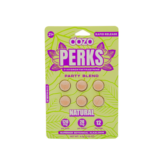 DOZO - Perks - 7OH - Tablets - Natural - 6CT - 20MG