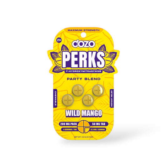 DOZO - Perks - 7OH - Tablets - Wild Mango - 4CT - 50MG