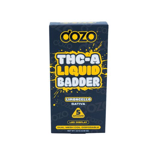 DOZO - THCA - Liquid Badder - Disposable - Limoncello - 5G - Burning Daily