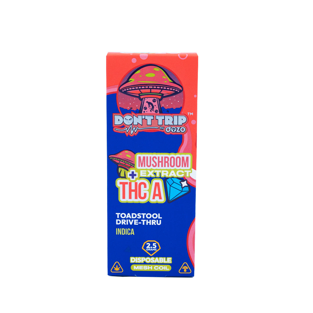 DOZO - THCA - Mushroom Extract - Disposable - Toadstool Drive Thru - 2.5G