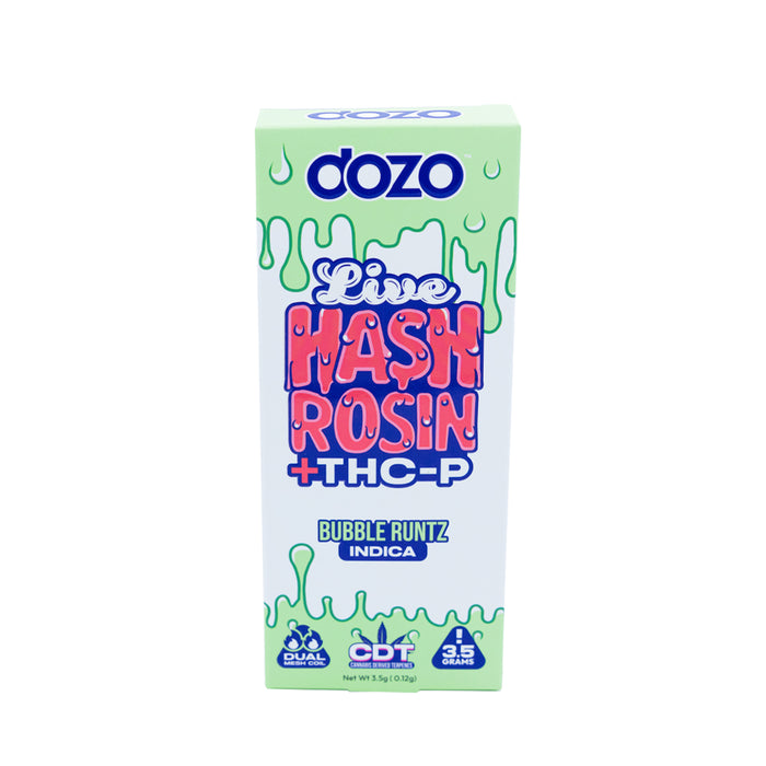 DOZO - THCP - Hash Rosin - Disposable - Bubble Runtz - 3.5G - Burning Daily