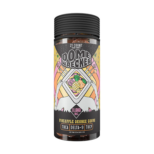 Dome Wrecker - THCA - D9 - THCP - Gummies - POG - 11000MG - Burning Daily