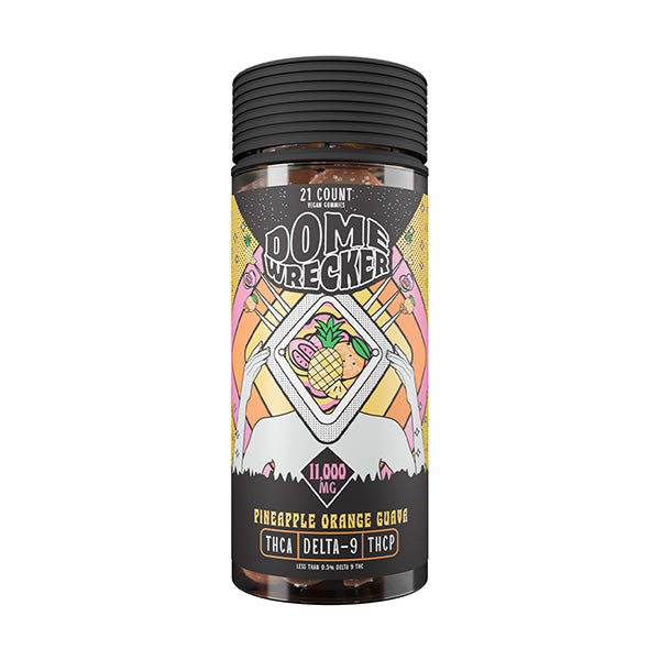 Dome Wrecker - THCA - D9 - THCP - Gummies - POG - 11000MG - Burning Daily