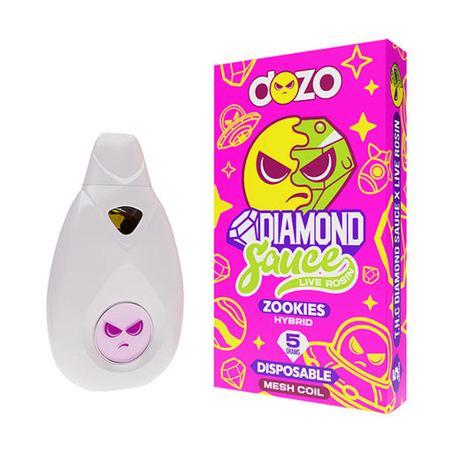 DOZO - Diamond Sauce Live Rosin - Disposable - Zookies - 5G - Burning Daily