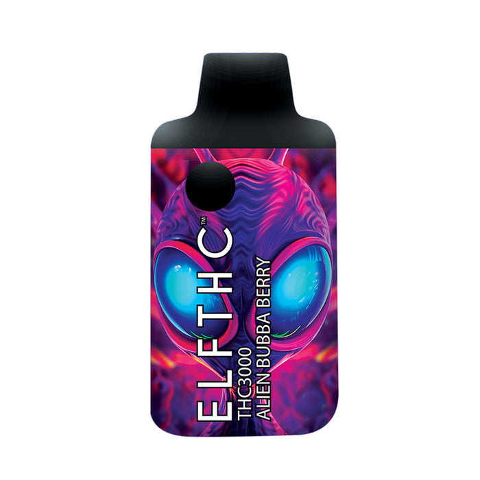 ELFTHC - Delta 8 - THCP - THCX - Limited Edition - Disposable - Alien Bubba Berry - 3G - Burning Daily