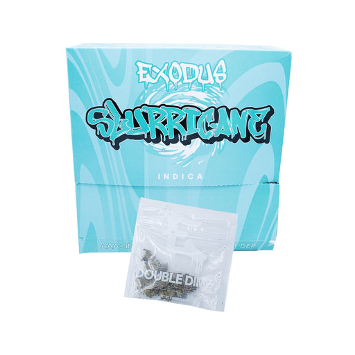 Exodus - Double Dimez - THCA - Flower - Slurricane - 2G - Burning Daily