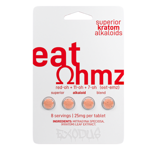 Exodus - Eat Ohmz - 7OH - 4CT - Tablets - White - 100MG