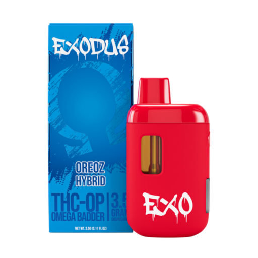 Exodus - THC-OP Omega Badder -Disposable - Oreoz - 3.5G - Burning Daily