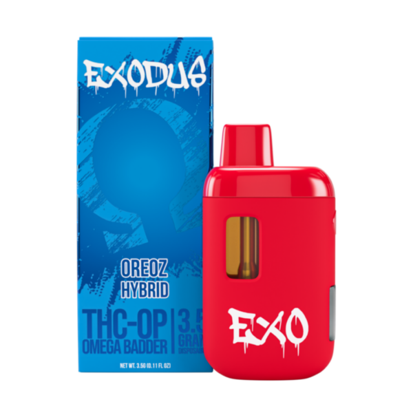 Exodus - THC-OP Omega Badder -Disposable - Oreoz - 3.5G - Burning Daily