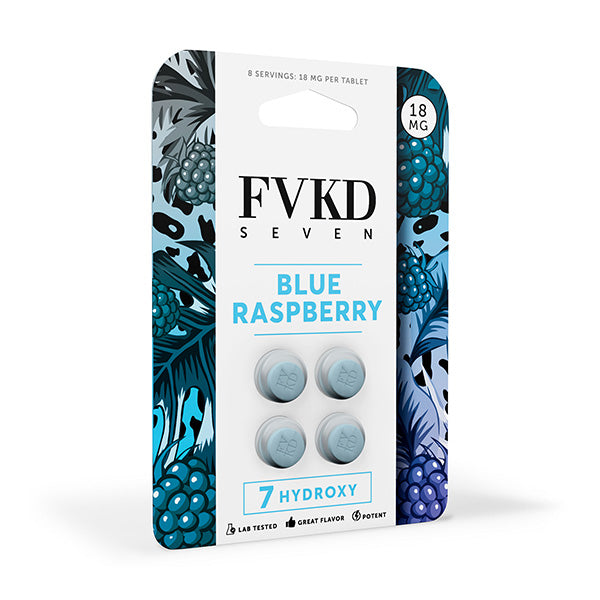 FVKD - Seven - Tabs - Blue Raspberry - 18mg - Burning Daily
