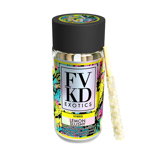 FVKD - THCA Liquid Diamond - Preroll - Lemon Slushy - 7.5G