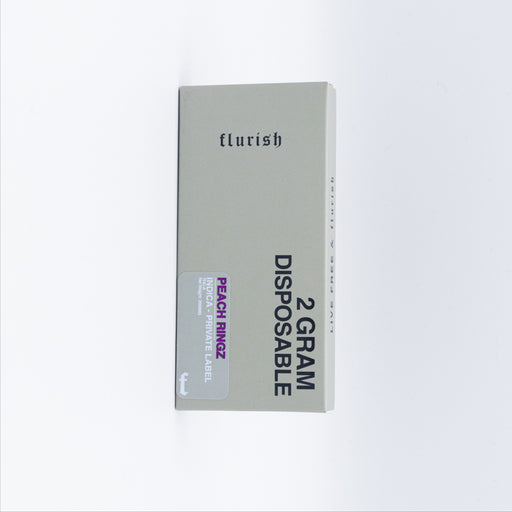 Flurish - THCA - Disposable - Peach Ringz - 2G - Burning Daily
