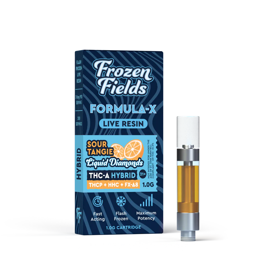 Frozen Fields - THCA - 510 Cartridge - Sour Tangie - 1G