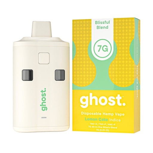 Ghost Hemp - Blissful Blend - Disposable - Lemon Cake - 7G - Burning Daily