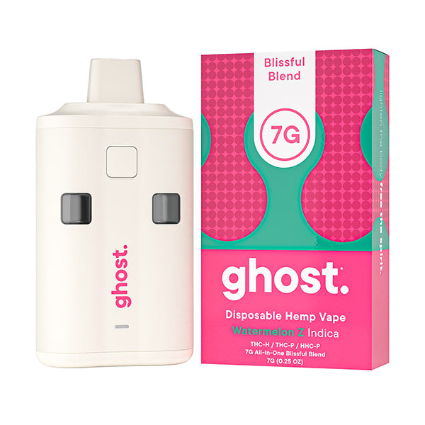 Ghost Hemp - Blissful Blend - Disposable - Watermelon Z - 7G - Burning Daily