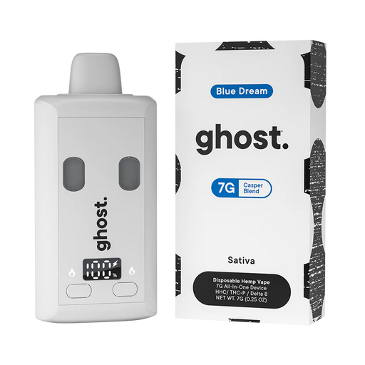 Ghost Hemp - Casper Blend - THCP - HHC - Disposable - Blue Dream - 7G - Burning Daily
