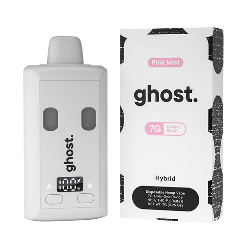 Ghost Hemp - Casper Blend - THCP - HHC - Disposable - Pink Mist - 7G - Burning Daily