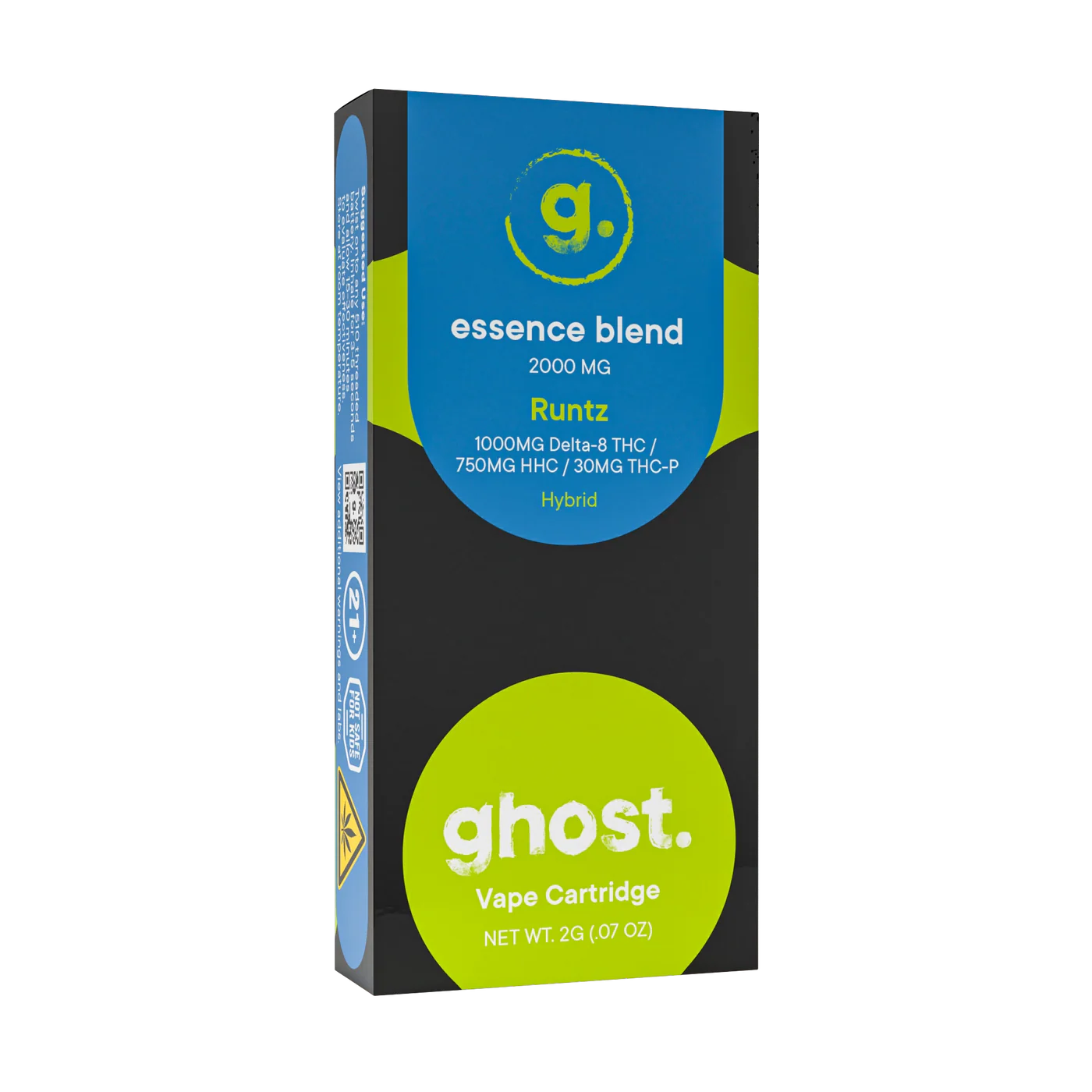 Ghost Hemp - Essence Blend - 510 Cartridges - Runtz - 2G