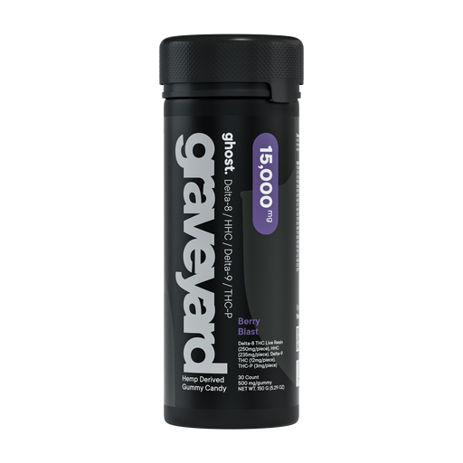 Ghost Hemp - Graveyard - THCP - Gummies - Berry Blast - 15000MG - Burning Daily