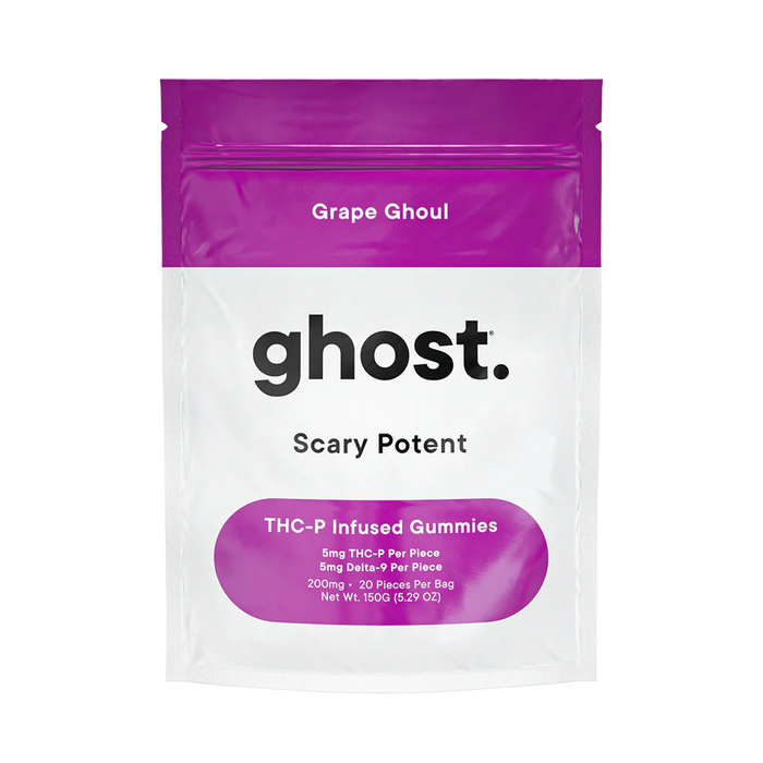 Ghost Hemp - THCP - Delta 9 - Reaper Gummies - Grape Ghoul - 200MG - Burning Daily