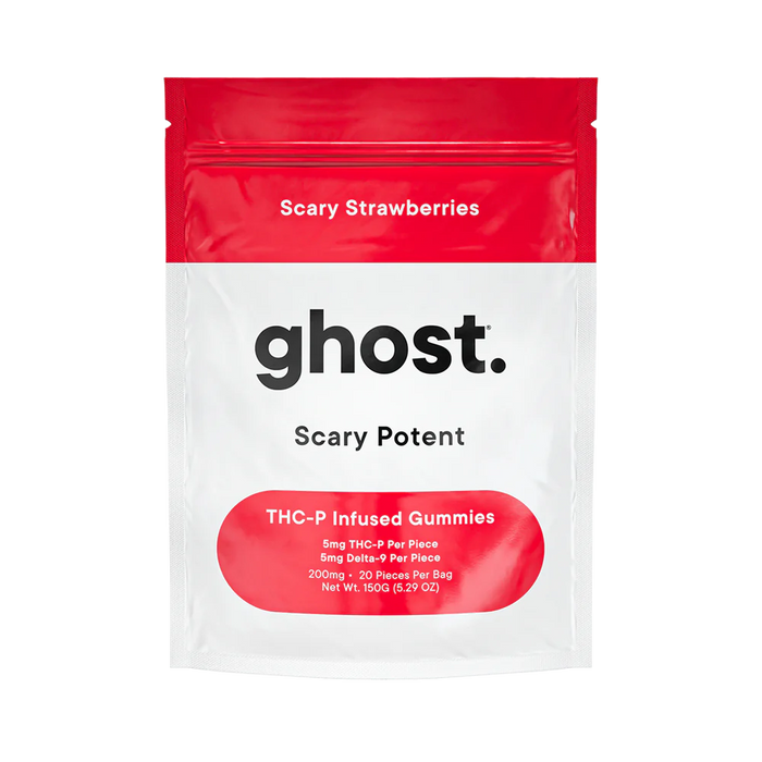 Ghost Hemp - THCP - Delta 9 - Reaper Gummies - Scary Strawberry - 200MG - Burning Daily