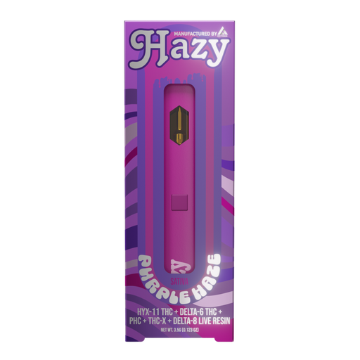 Hazy Extrax - Pre Heat - Disposable - Purple Haze - 3.5G - Burning Daily
