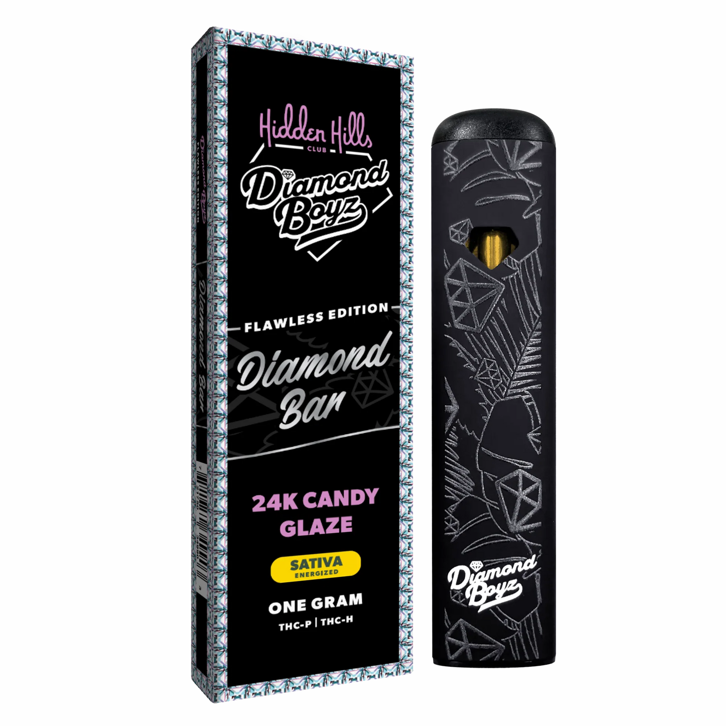 Hidden Hills - Diamond Bar - THCP - THCH - Disposable - 24K Candy Glaze - 1G - Burning Daily