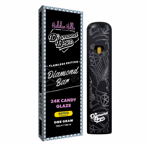 Hidden Hills - Diamond Bar - THCP - THCH - Disposable - 24K Candy Glaze - 1G - Burning Daily