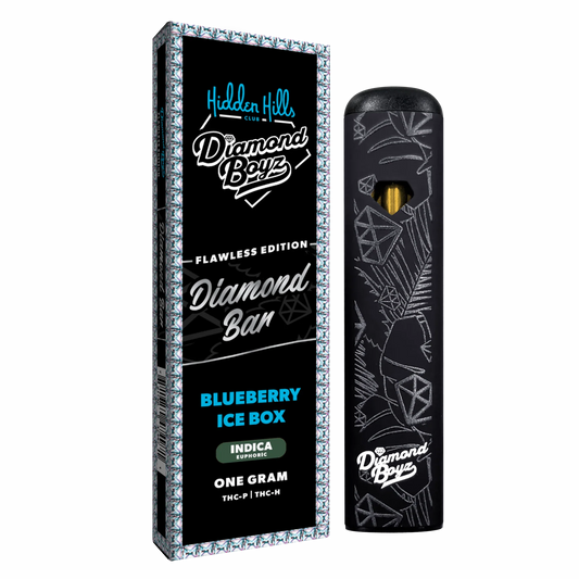 Hidden Hills - Diamond Bar - THCP - THCH - Disposable - Blueberry Ice Box - 1G - Burning Daily