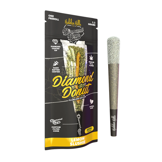 Hidden Hills - Diamond Donut - THCA - Hash Hole - Lemon Slushie - 2.2G - Burning Daily