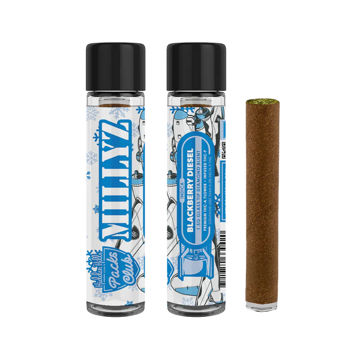 Hidden Hills - Millyz Diamond Blunt - Blackberry Diesel - 1.5G - Burning Daily