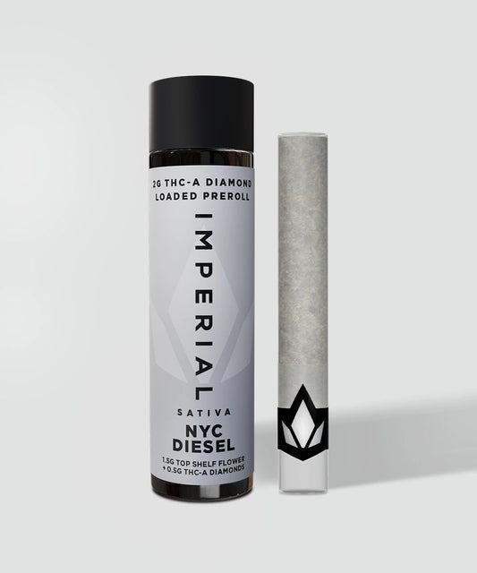 Imperial - THCA - Diamond Loaded - Preroll - NYC Diesel - 2G