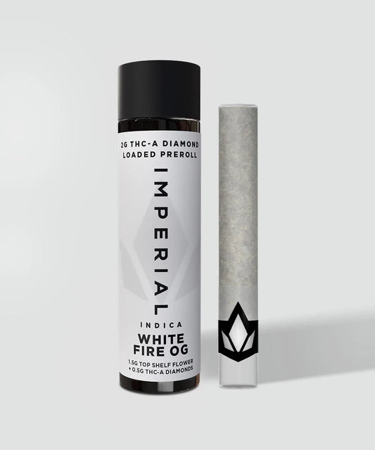 Imperial - THCA - Diamond Loaded - Preroll - White Fire OG - 2G