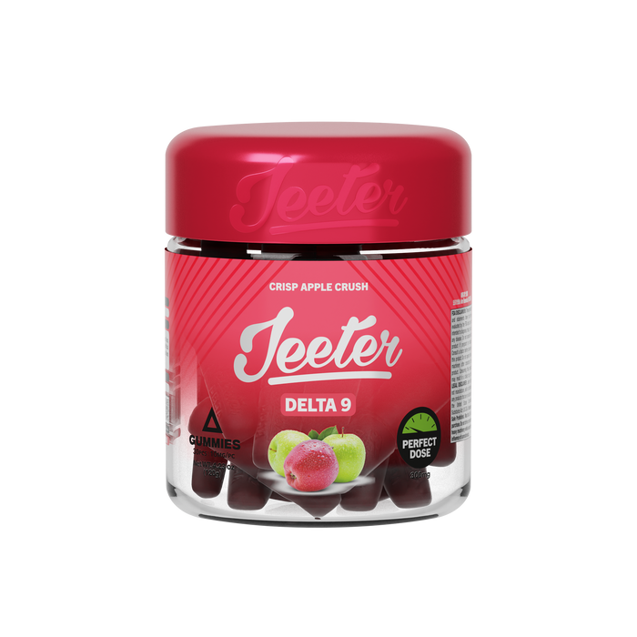 Jeeter - Delta 9 - Perfect Dose Gummies - Crisp Apple Crush - 300MG
