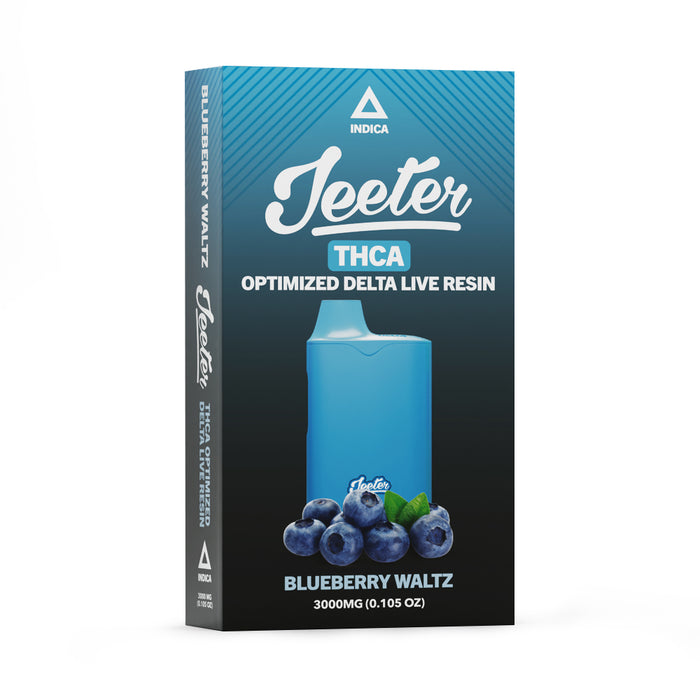 Jeeter - THCA - Disposable - Blueberry Waltz - 3ML - Burning Daily