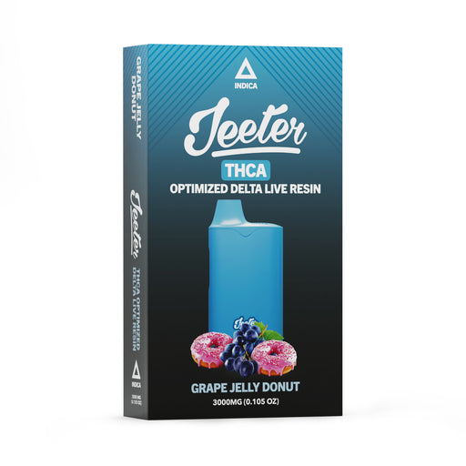 Jeeter - THCA - Disposable - Grape Jelly Donut - 3ML - Burning Daily