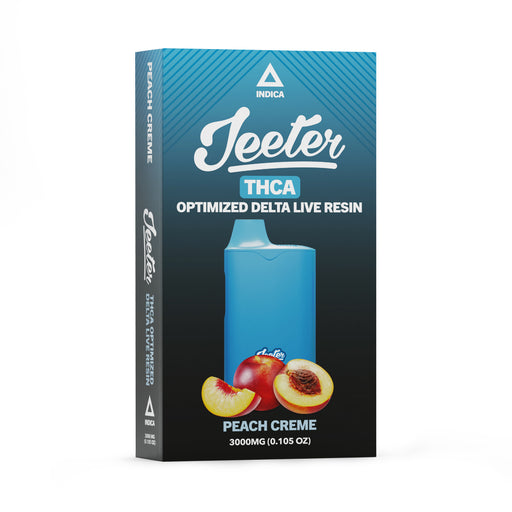 Jeeter - THCA - Disposable - Peach Creme - 3ML - Burning Daily