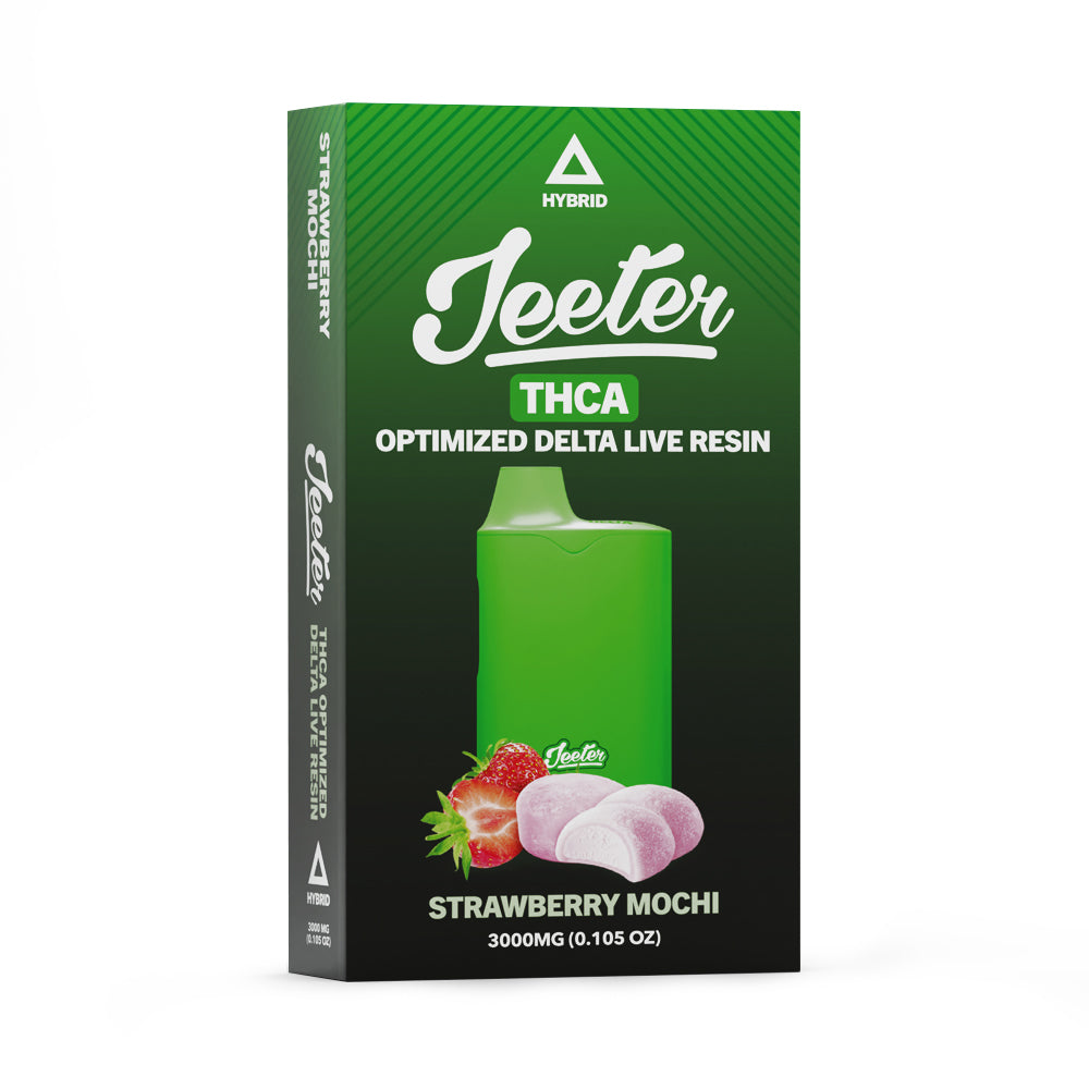 Jeeter - THCA - Disposable - Strawberry Mochi - 3ML - Burning Daily