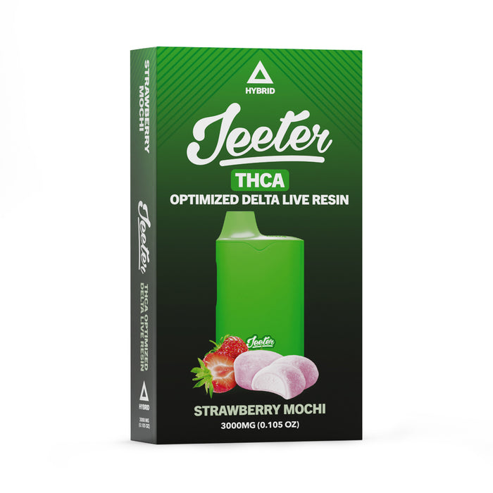 Jeeter - THCA - Disposable - Strawberry Mochi - 3ML - Burning Daily
