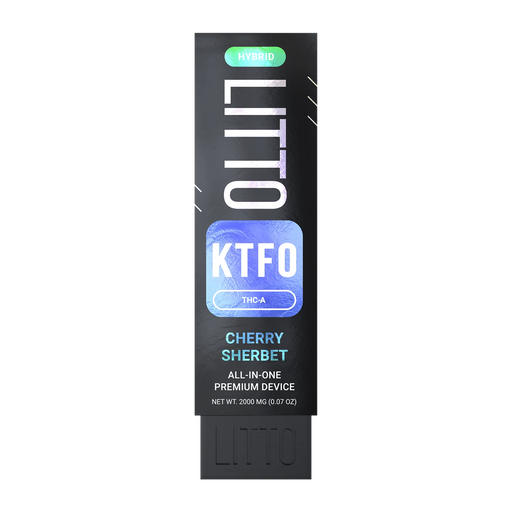 LITTO - KTFO - THCA - Disposable - Cherry Sherbert - 2G - Burning Daily