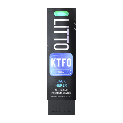 LITTO - KTFO - THCA - Disposable - Jack Herer - 2G - Burning Daily