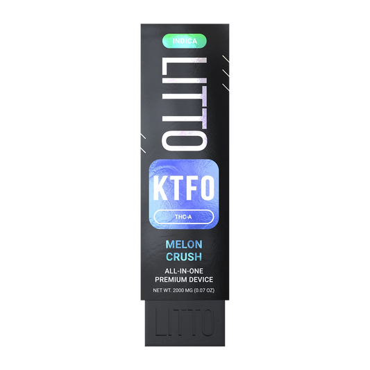 LITTO - KTFO - THCA - Disposable - Melon Crush - 2G - Burning Daily