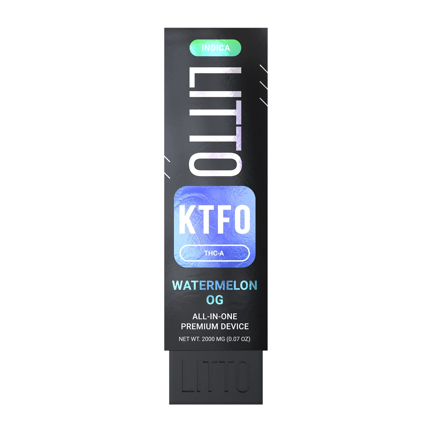 LITTO - KTFO - THCA - Disposable - Watermelon OG - 2G - Burning Daily