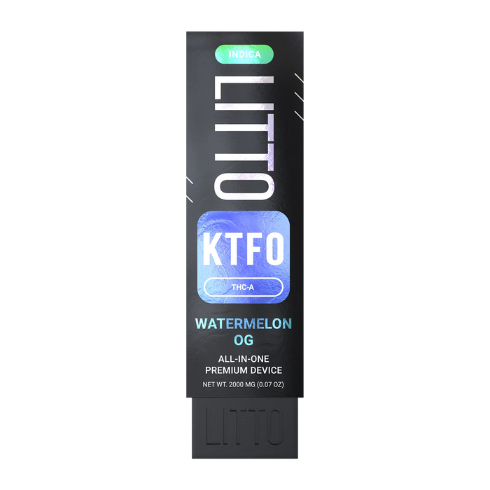 LITTO - KTFO - THCA - Disposable - Watermelon OG - 2G - Burning Daily