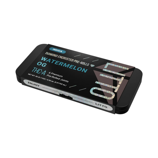 LITTO - THCA - Diamond Encrusted - Preroll - 3G - Burning Daily